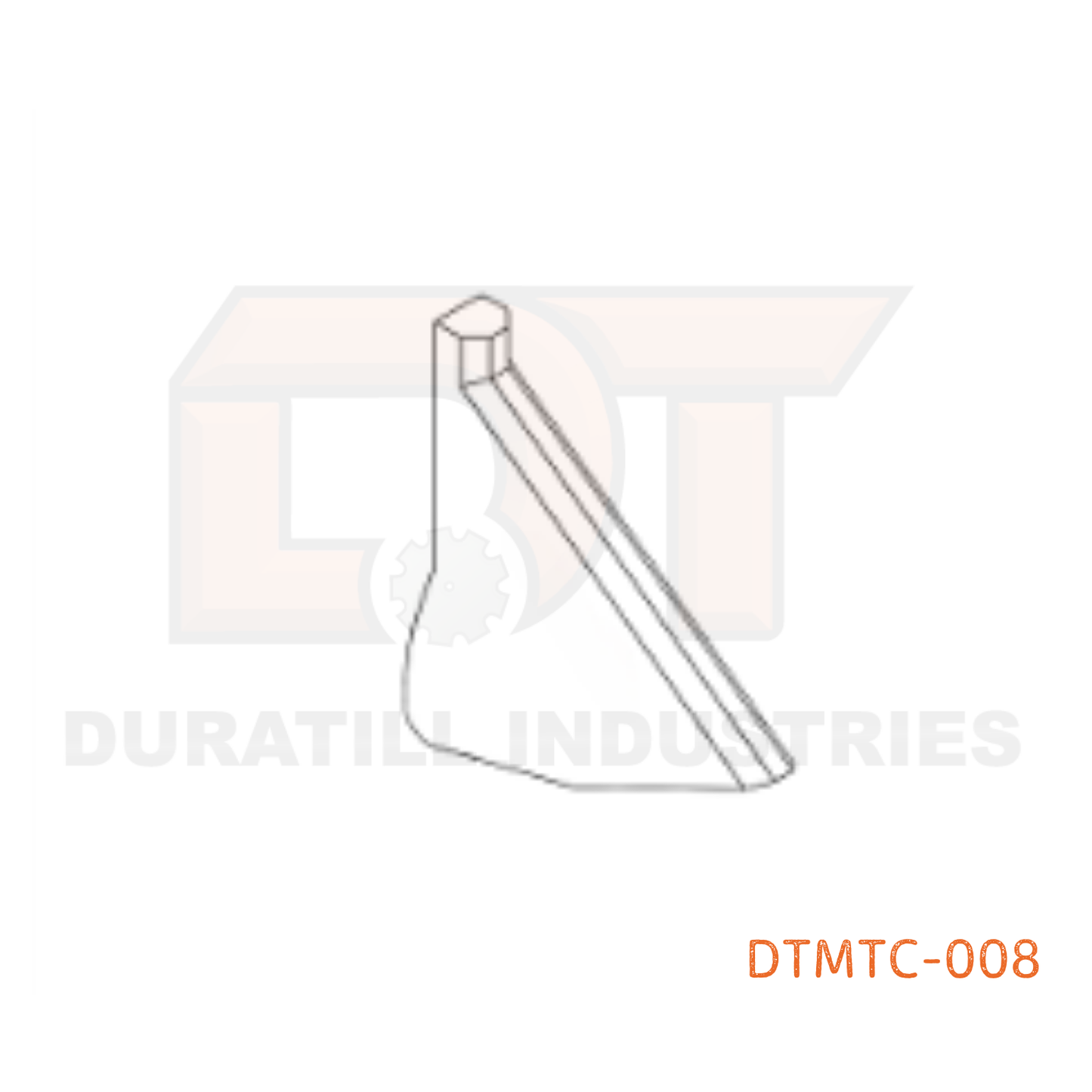 Mulcher Tooth Chrome